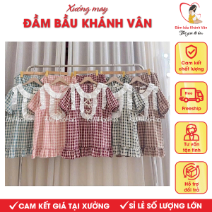 Bộ bầu và sau sinh cổ ren Khánh Vân