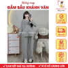Bộ đồ bầu dài tay chất len lông thỏ Khánh Vân