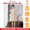 Đầm Váy Bầu Babydoll Cộc Tay Khánh Vân