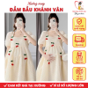 Đầm Váy Bầu Babydoll Cộc Tay Khánh Vân