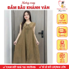 Đầm bầu cánh tiên xếp ly cổ bèo Khánh Vân