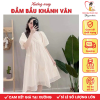 Đầm bầu thiết kế, váy bầu voan lụa Khánh Vân