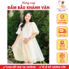 Đầm bầu thiết kế, váy bầu voan lụa Khánh Vân