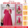 Đầm váy bầu công sở cộc tay Khánh Vân