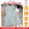 Đầm váy bầu công sở cộc tay Khánh Vân