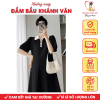 Đầm váy bầu công sở dáng suông Khánh Vân