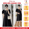 Đầm váy bầu công sở dáng suông Khánh Vân