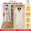 Đầm váy bầu công sở dáng suông Khánh Vân