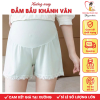 Quần đùi bầu mặc váy Khánh Vân
