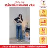 Quần jean bầu Khánh Vân