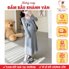 Set Đầm Váy Bầu Thun Tăm Khánh Vân