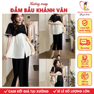 Set váy áo bầu Khánh Vân