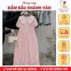 Váy Đầm Bầu Cổ Bèo Khánh Vân