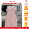 Váy Đầm Bầu Cổ Bèo Khánh Vân