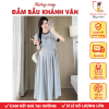 Váy bầu babydoll dáng dài Khánh Vân