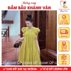 Váy bầu cộc tay cánh tiên Khánh Vân