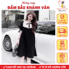 Váy bầu, đầm bầu công sở cổ bèo Khánh Vân
