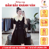 Váy bầu, đầm bầu công sở cổ bèo Khánh Vân