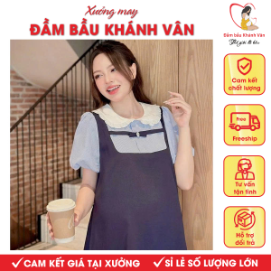 Váy đầm bầu công sở Khánh Vân