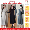 Váy đầm bầu dài tay len Khánh Vân