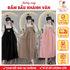 Váy đầm bầu giả yếm dài tay Khánh Vân